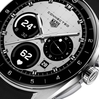 TAG Heuer Connected Calibre E5 40 mm Orologio unisex cinturino in gomma nera SBT8010.BT0002 - immagine 2