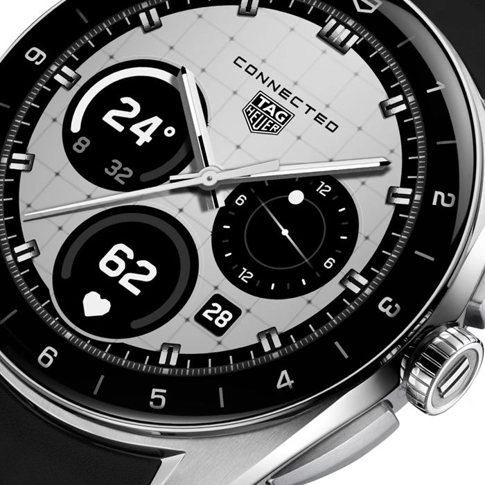 TAG Heuer Connected Calibre E5 40 mm Orologio unisex cinturino in gomma nera SBT8010.BT0002 - immagine 2