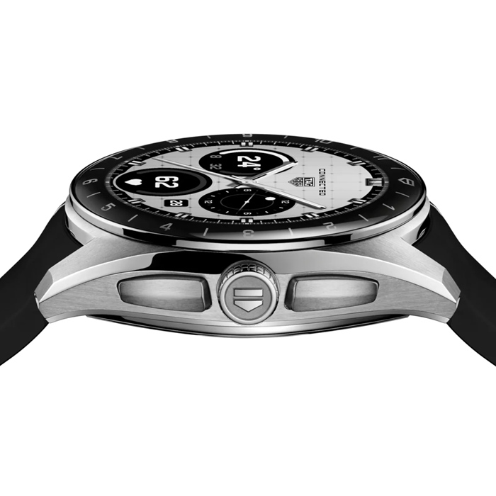 TAG Heuer Connected Calibre E5 40 mm Orologio unisex cinturino in gomma nera SBT8010.BT0002 - immagine 3