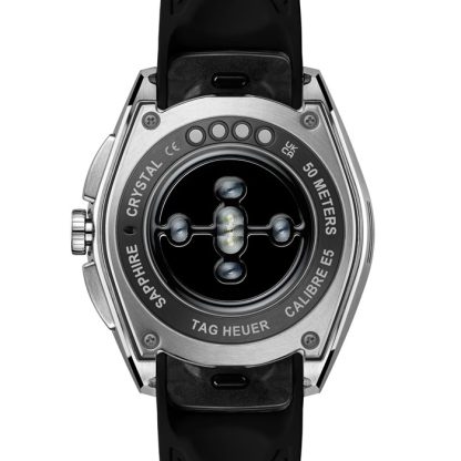 TAG Heuer Connected Calibre E5 40 mm Orologio unisex cinturino in gomma nera SBT8010.BT0002 - immagine 4