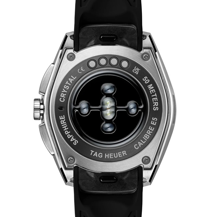 TAG Heuer Connected Calibre E5 40 mm Orologio unisex cinturino in gomma nera SBT8010.BT0002 - immagine 4
