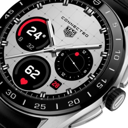 TAG Heuer Connected Calibre E5 45mm Orologio da uomo cinturino in gomma nera SBT8A10.BT6292 - immagine 2