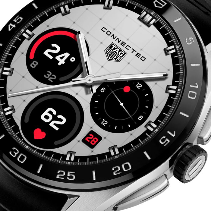 TAG Heuer Connected Calibre E5 45mm Orologio da uomo cinturino in gomma nera SBT8A10.BT6292 - immagine 2