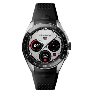 TAG Heuer Connected Calibre E5 45mm Orologio da uomo cinturino in gomma nera SBT8A10.BT6292