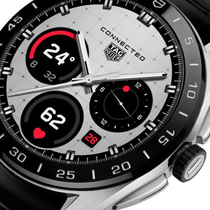 TAG Heuer Connected Calibre E5 45mm Orologio da uomo cinturino in gomma nera SBT8A10.BT6292 - immagine 5