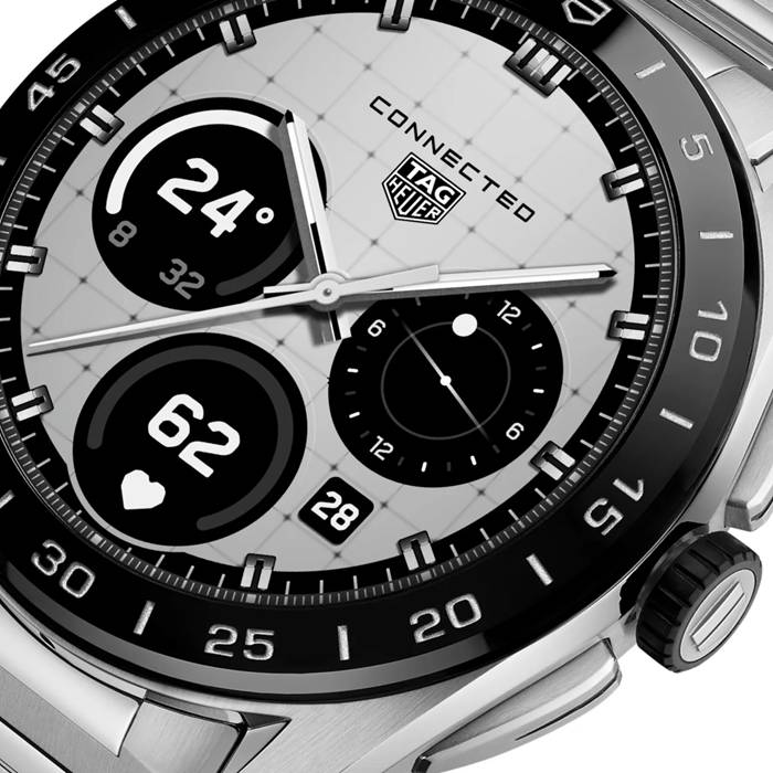 TAG Heuer Connected Calibre E5 45mm Orologio da uomo con cinturino in acciaio SBT8A10.BA0003 - immagine 2