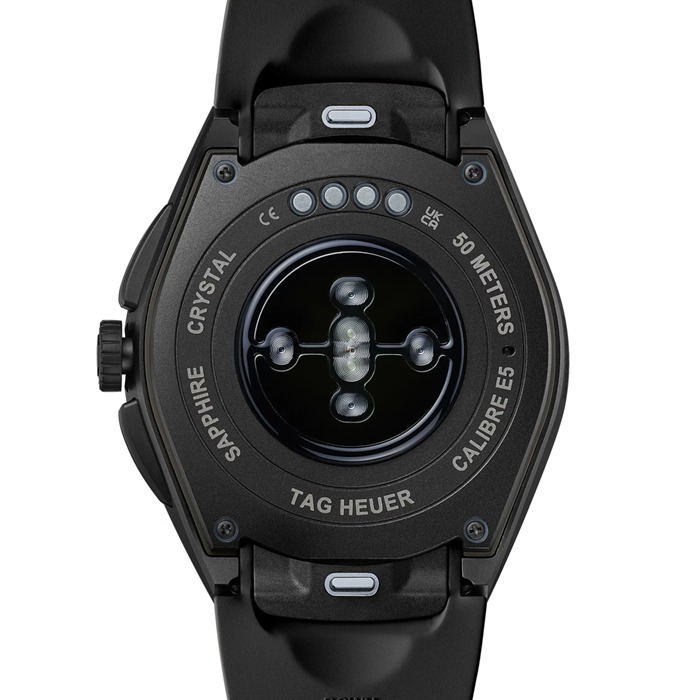 TAG Heuer Connected Calibre E5 45mm Uomo Orologio in titanio cinturino in gomma nera SBT8A80.BT6293 - immagine 4