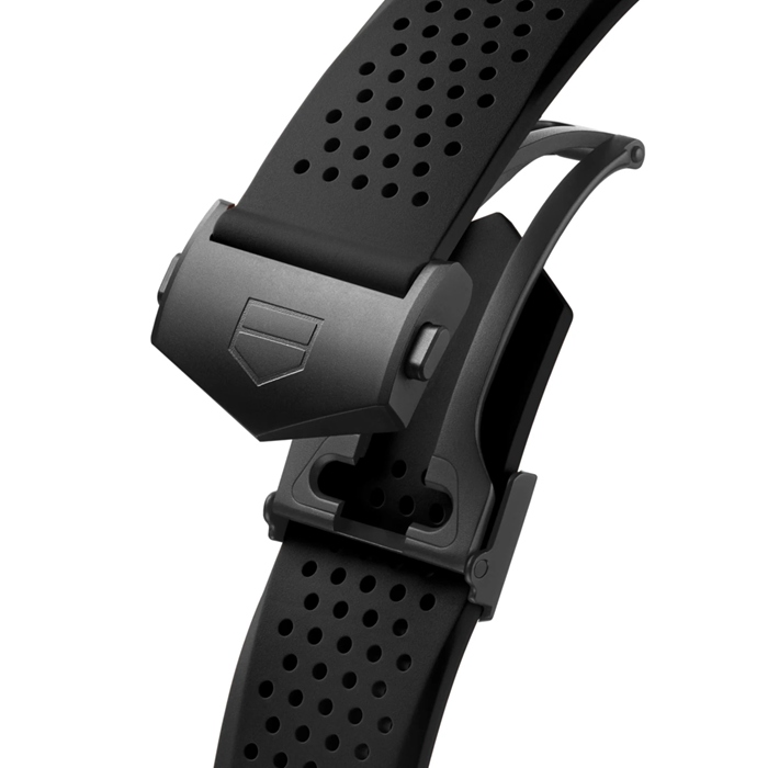 TAG Heuer Connected Calibre E5 45mm Uomo Orologio in titanio cinturino in gomma nera SBT8A80.BT6293 - immagine 5