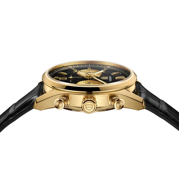 TAG Heuer Cronografo Carrera Oro 42mm CBN2044.FC8313 - immagine 5