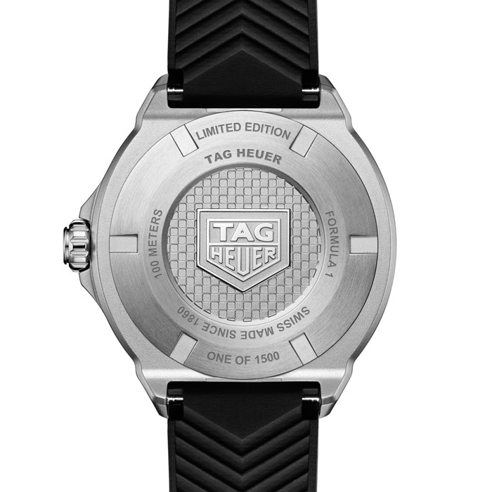TAG Heuer Formula 1 Solargraph Edizione Limitata 38mm Orologio Uomo Bianco WBY111A.FT8106 - immagine 5