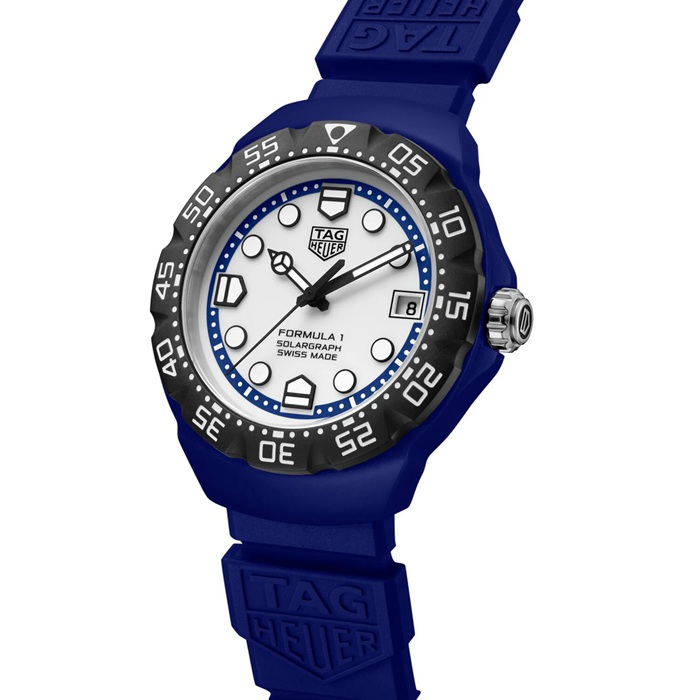 TAG Heuer Formula 1 Solargraph Edizione Limitata 38mm Orologio Uomo Blu WBY1162.FT8105 - immagine 2