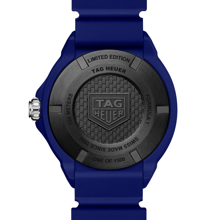 TAG Heuer Formula 1 Solargraph Edizione Limitata 38mm Orologio Uomo Blu WBY1162.FT8105 - immagine 5
