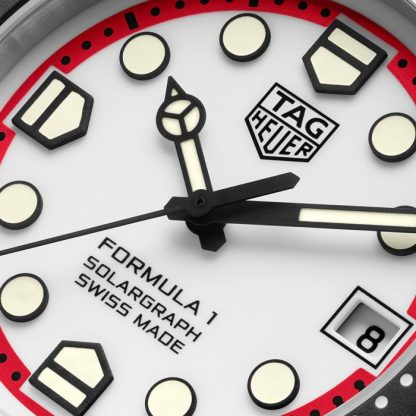 TAG Heuer Formula 1 Solargraph Edizione Limitata 38mm Orologio Uomo Rosso WBY1161.FT8086 - immagine 3