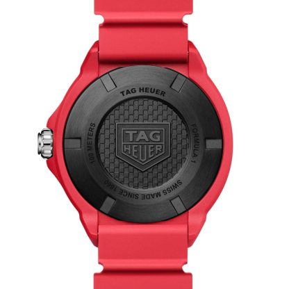 TAG Heuer Formula 1 Solargraph Edizione Limitata 38mm Orologio Uomo Rosso WBY1161.FT8086 - immagine 5