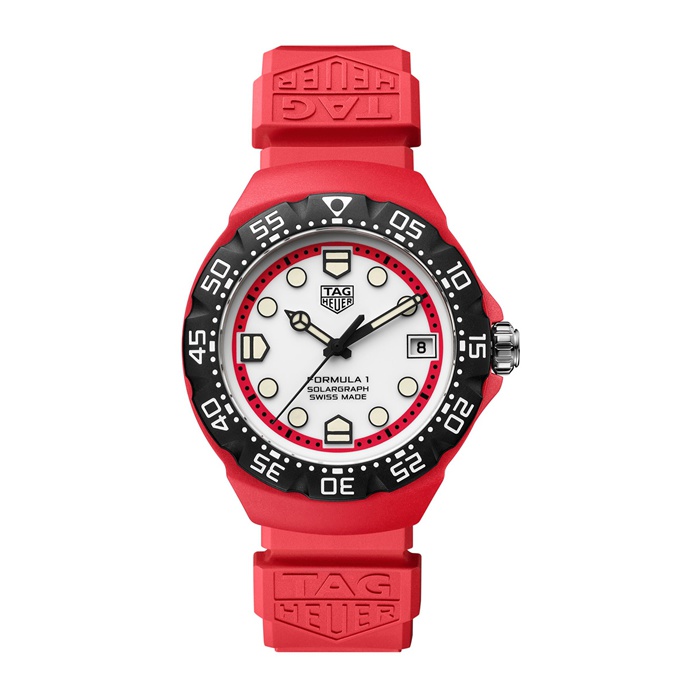 TAG Heuer Formula 1 Solargraph Edizione Limitata 38mm Orologio Uomo Rosso WBY1161.FT8086