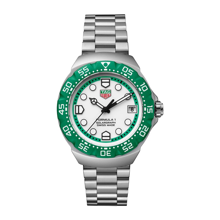 TAG Heuer Formula 1 Solargraph Edizione Limitata 38mm Orologio Uomo Verde WBY1113.BA0042