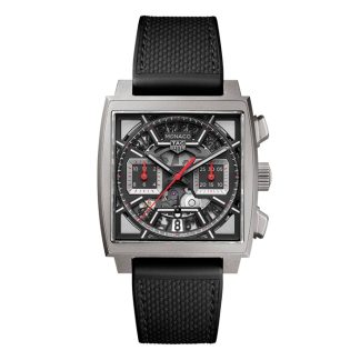 TAG Heuer Monaco Cronografo 39mm Orologio Uomo Titanio Nero CBL2183.FT6236