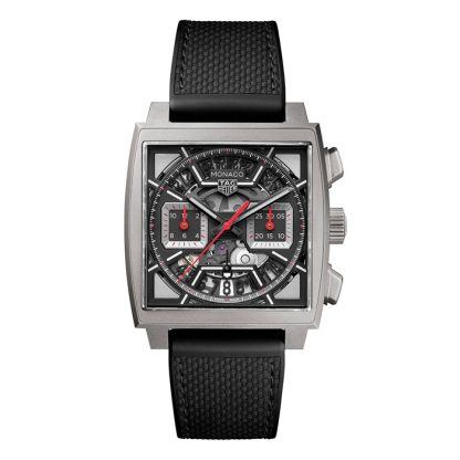 TAG Heuer Monaco Cronografo 39mm Orologio Uomo Titanio Nero CBL2183.FT6236