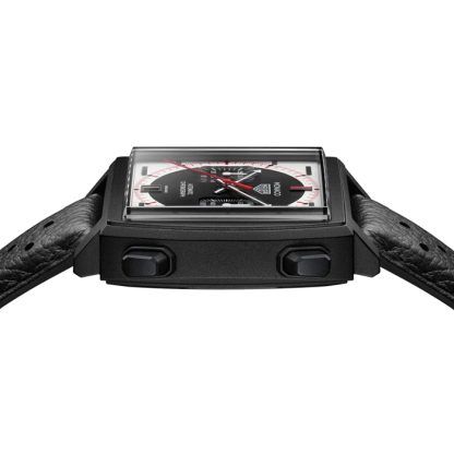 TAG Heuer Monaco Cronografo Cronometro 39mm Edizione Limitata Orologio Uomo Nero CAW218F.FC6356 - immagine 4