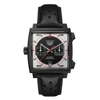 TAG Heuer Monaco Cronografo Cronometro 39mm Edizione Limitata Orologio Uomo Nero CAW218F.FC6356