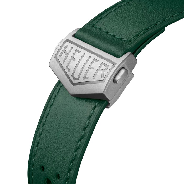 TAG Heuer Monaco Cronografo Racing Green 39mm Orologio Uomo CAW218E.FC6565 - immagine 5