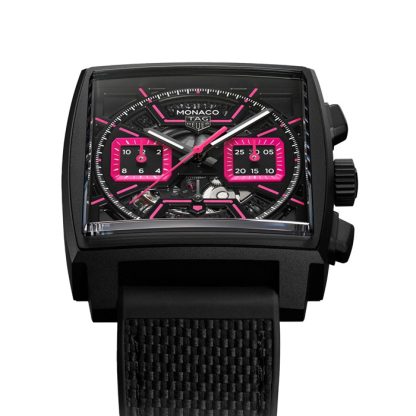 TAG Heuer Monaco Cronografo Rosa 39mm Orologio Uomo CBL218B.FT6236 - immagine 4