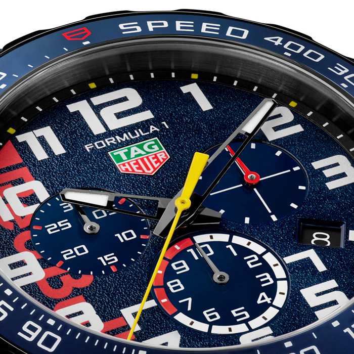 TAG Heuer TAG Heuer Formula 1 X Oracle Red Bull Racing Edizione Limitata Cronografo al quarzo 43mm Uomo Orologio CAZ101AZ.FT8090 - immagine 3