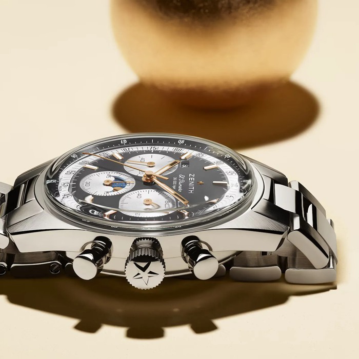 Zenith Chronomaster Original Acciaio 38mm Uomo Orologio Grigio 03.3400.3610/39.M3200 - immagine 2