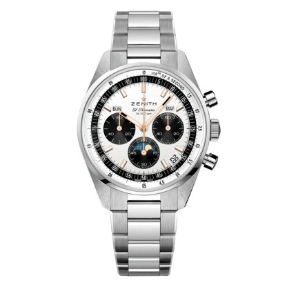 Zenith Chronomaster Originale in acciaio 38mm Orologio Uomo Argento 03.3400.3610/38.M3200