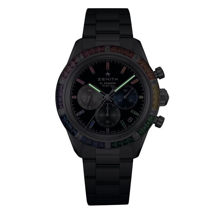 Zenith Chronomaster Sport 41mm Boutique Edition Orologio Uomo Nero 45.3104.3600/21.M3100 - immagine 3