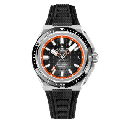 Zenith Defy Extreme Diver 42.5mm Orologio Uomo Cinturino Nero Intercambiabile 95.9600.3620/21.I300 - immagine 2