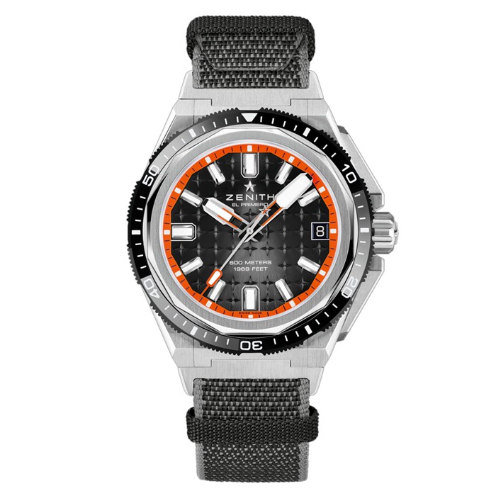 Zenith Defy Extreme Diver 42.5mm Orologio Uomo Cinturino Nero Intercambiabile 95.9600.3620/21.I300 - immagine 3