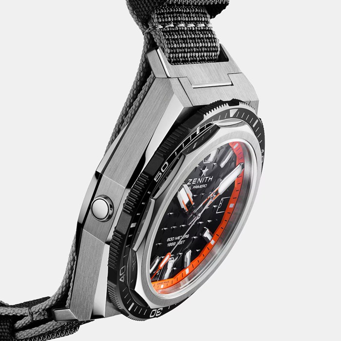 Zenith Defy Extreme Diver 42.5mm Orologio Uomo Cinturino Nero Intercambiabile 95.9600.3620/21.I300 - immagine 4
