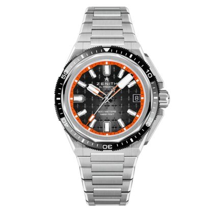 Zenith Defy Extreme Diver 42.5mm Orologio Uomo Cinturino Nero Intercambiabile 95.9600.3620/21.I300