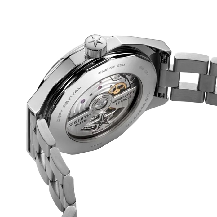 Zenith Defy Revival Orologio Automatico 37mm Uomo Blu 03.A3642.670/3690.M3642 - immagine 3