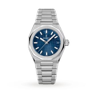 Zenith Defy Skyline 36mm Orologio automatico in acciaio blu 03.9400.670/51.I001