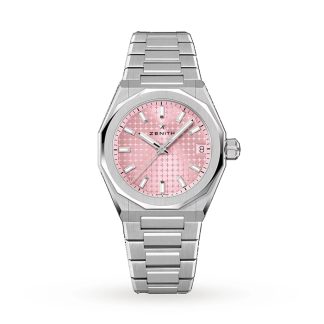 Zenith Defy Skyline 36mm Orologio automatico in acciaio rosa 03.9400.670/18.I001
