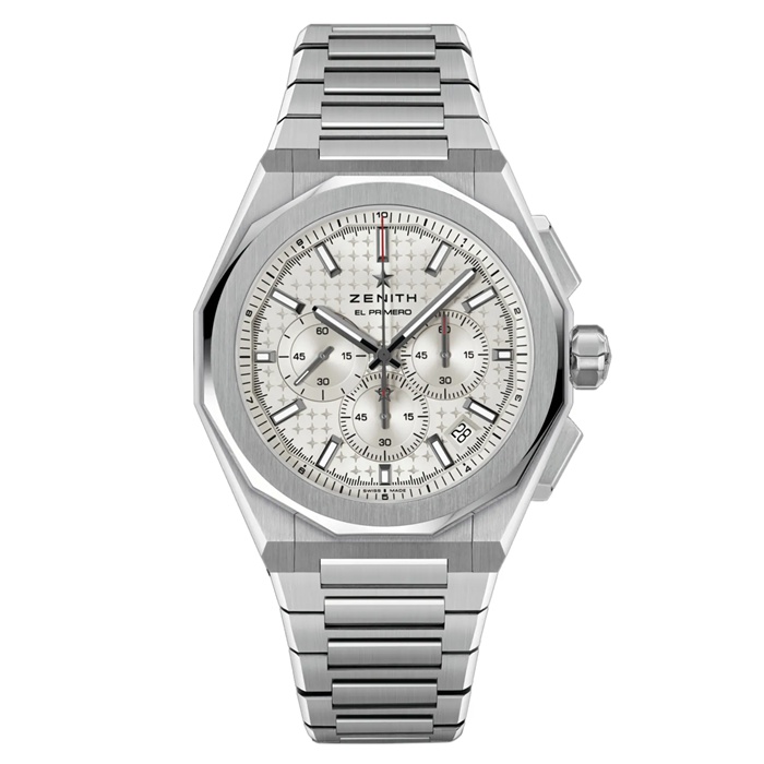 Zenith Defy Skyline Cronografo 42mm Uomo Orologio Argento Cinturino intercambiabile 03.9500.3600/01.I001