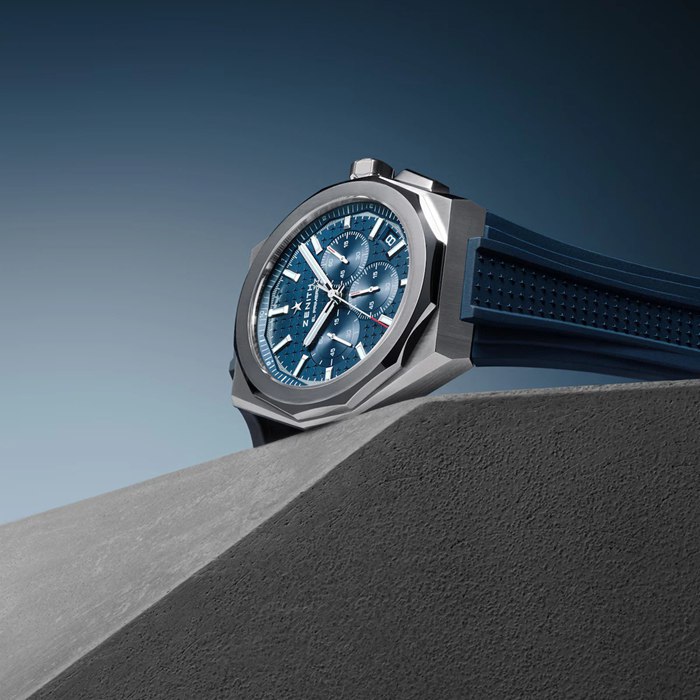 Zenith Defy Skyline Cronografo 42mm Uomo Orologio Blu Cinturino intercambiabile 03.9500.3600/51.I001 - immagine 2