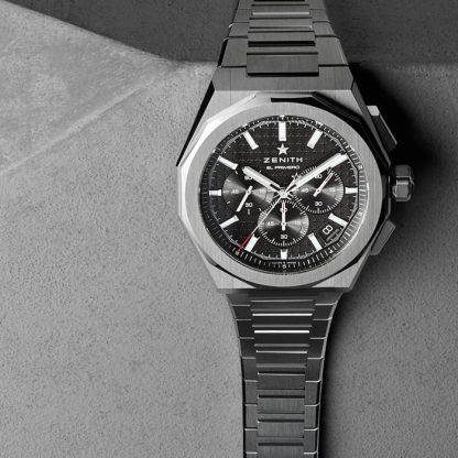 Zenith Defy Skyline Cronografo 42mm Uomo Orologio Nero Cinturino Intercambiabile 03.9500.3600/21.I001 - immagine 2