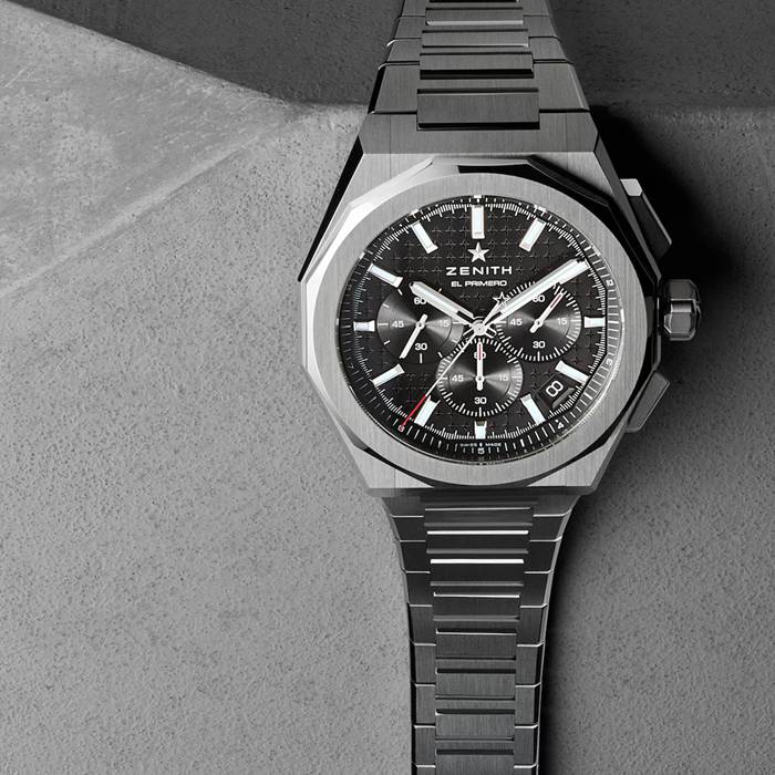 Zenith Defy Skyline Cronografo 42mm Uomo Orologio Nero Cinturino Intercambiabile 03.9500.3600/21.I001 - immagine 2