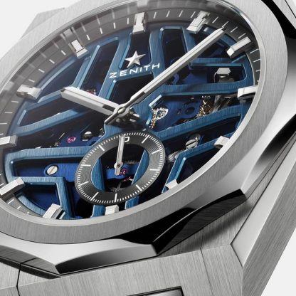 Zenith Defy Skyline Scheletrato Acciaio 41mm Blu 03.9300.3620/79.I001 - immagine 4