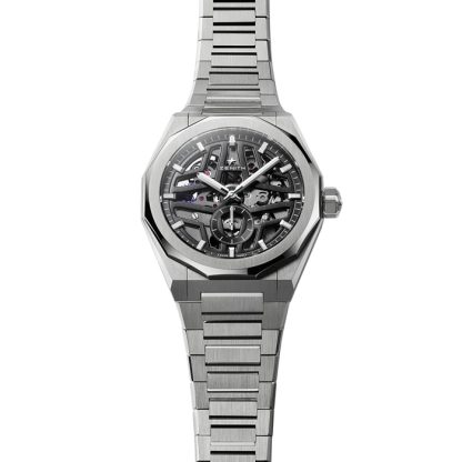 Zenith Defy Skyline Scheletrato Acciaio 41mm Nero 03.9300.3620/78.I001 - immagine 2