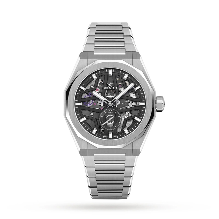 Zenith Defy Skyline Scheletrato Acciaio 41mm Nero 03.9300.3620/78.I001